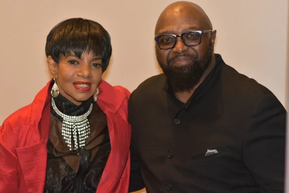 Michael with Melba Moore